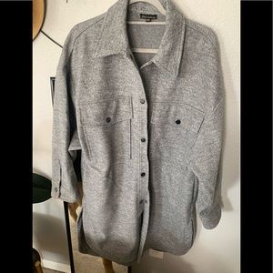Grey shacket